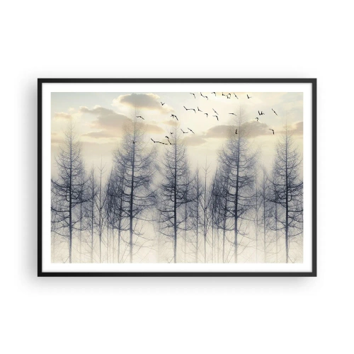 Poster în ramă neagră - Spiritele pădurii - 100x70 cm