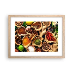 Poster în ramă de stejar deschis - Ia ce vrei - 40x30 cm