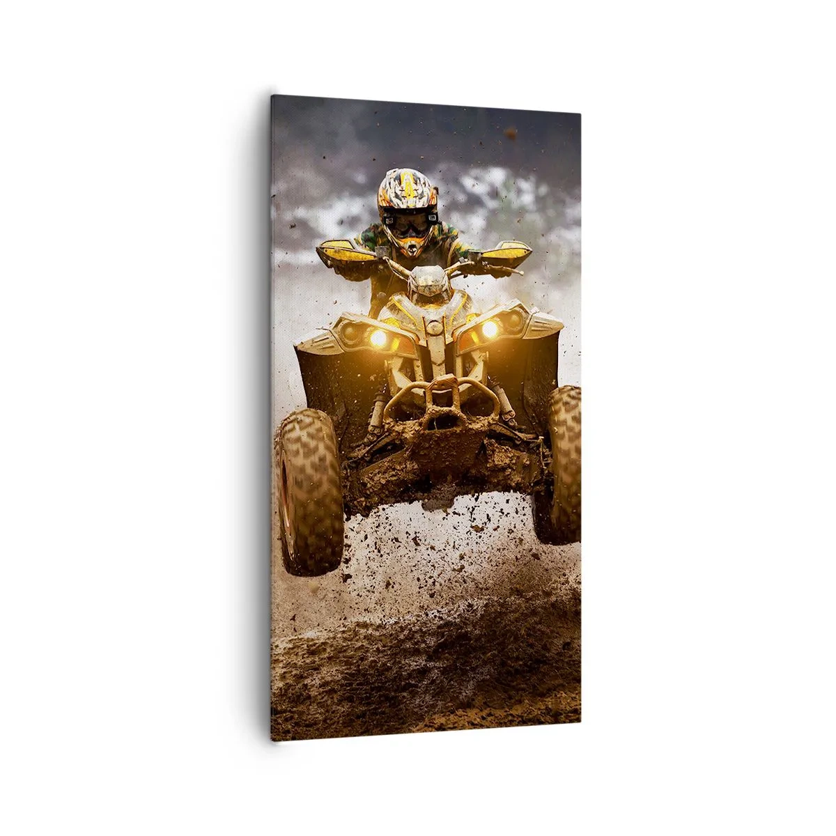 Tablou pe pânză - No risk no fun - 65x120 cm