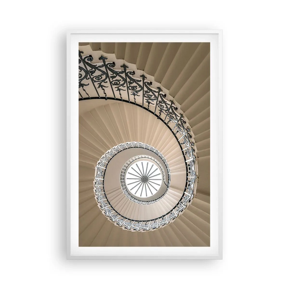 Poster în ramă albă - În interiorul cochiliei - 61x91 cm