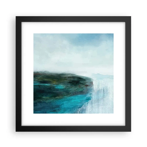 Poster în ramă neagră - Abstracție maritimă - 30x30 cm