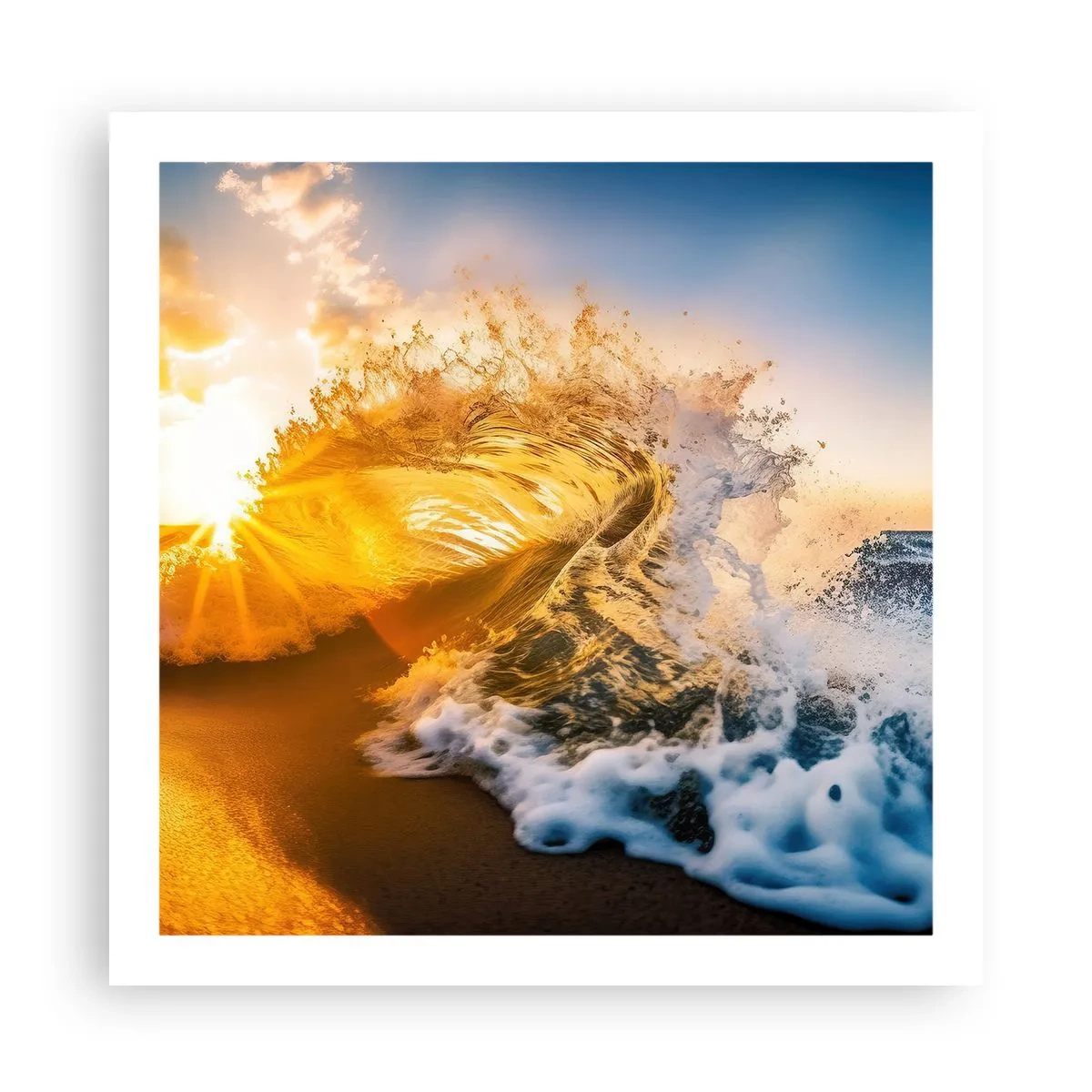 Poster - Joc în nisip - 60x60 cm