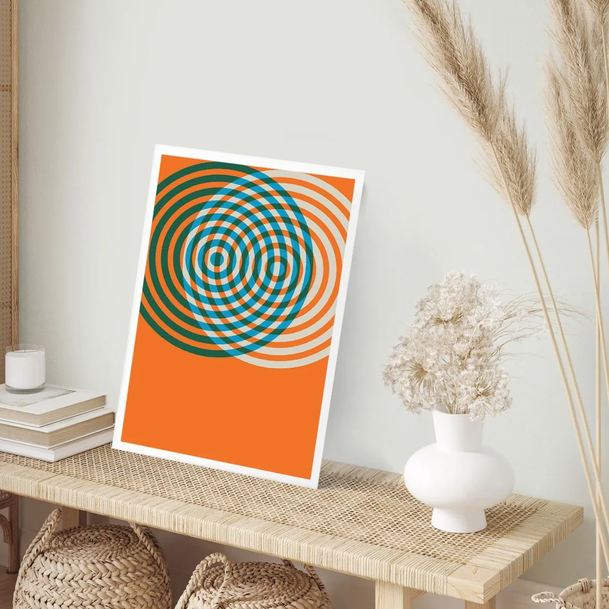 Poster - Variație circulară abstractă - 61x91 cm