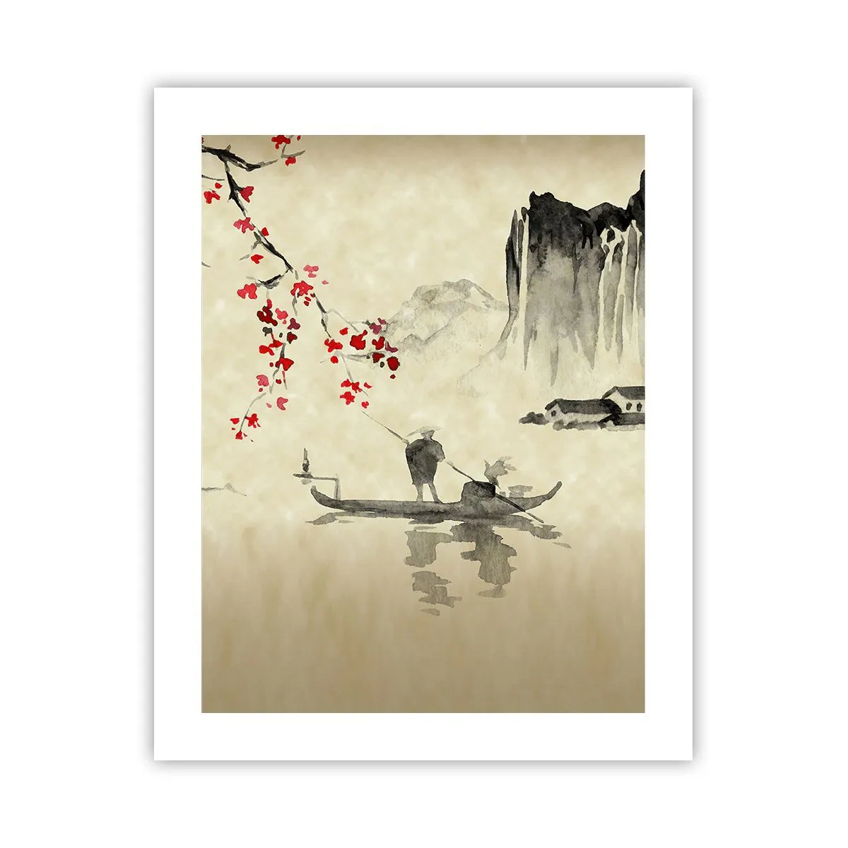 Poster - În țara florilor de cireș - 40x50 cm