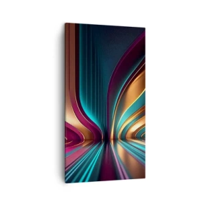 Tablou pe pânză - Arhitectură de lumină - 45x80 cm