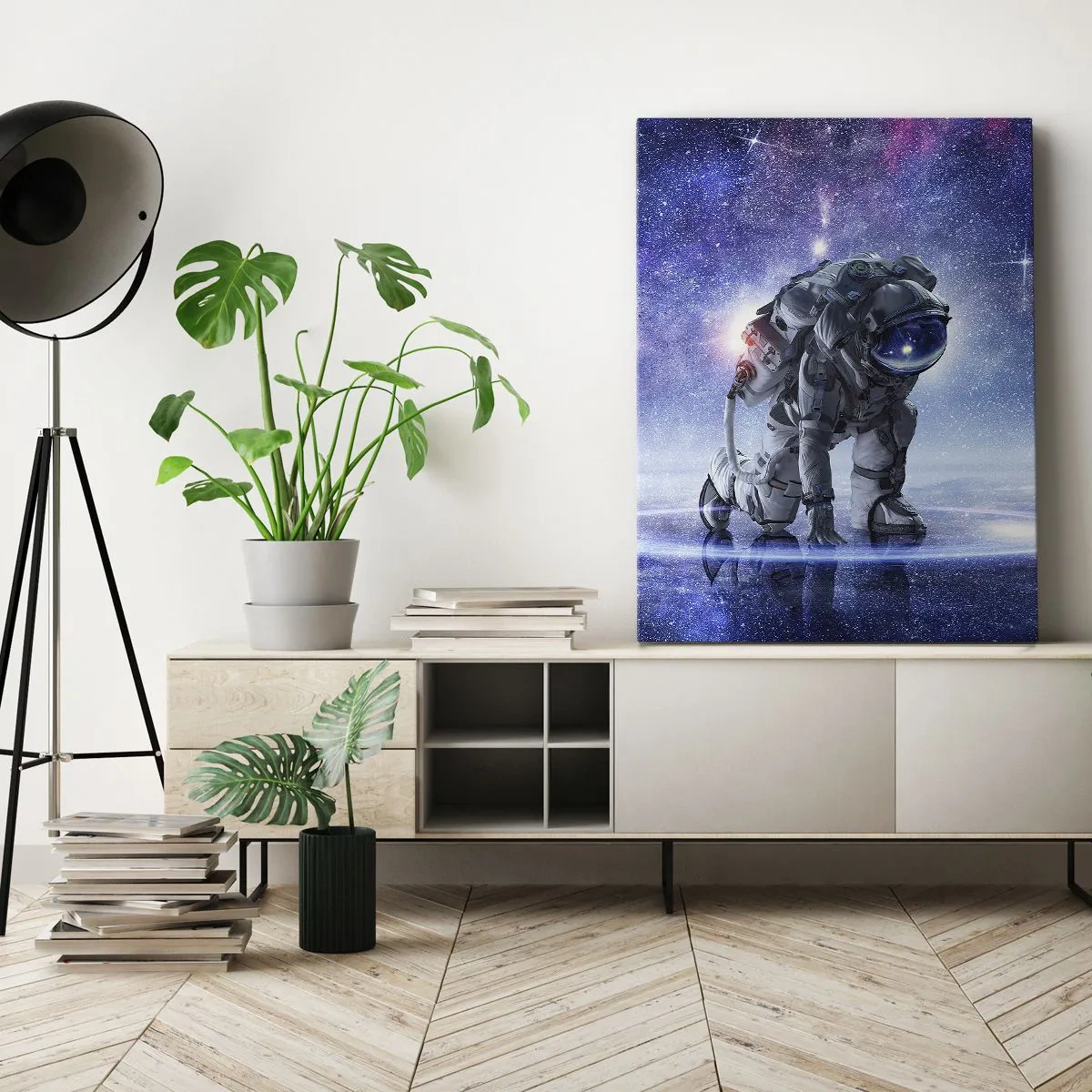 Tablou pe pânză - Cerul înstelat de deasupra mea - 50x70 cm