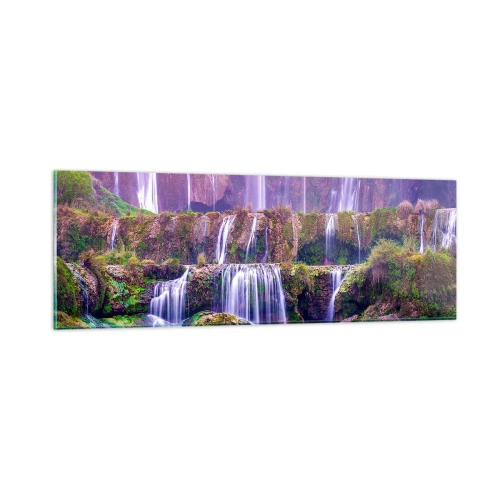 Tablou pe sticlă - Scara către cer - 90x30 cm