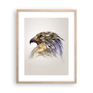 Poster în ramă de stejar deschis - Portretul unui războinic - 40x50 cm