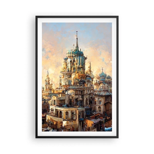 Poster în ramă neagră - Orașul tuturor orașelor - 61x91 cm