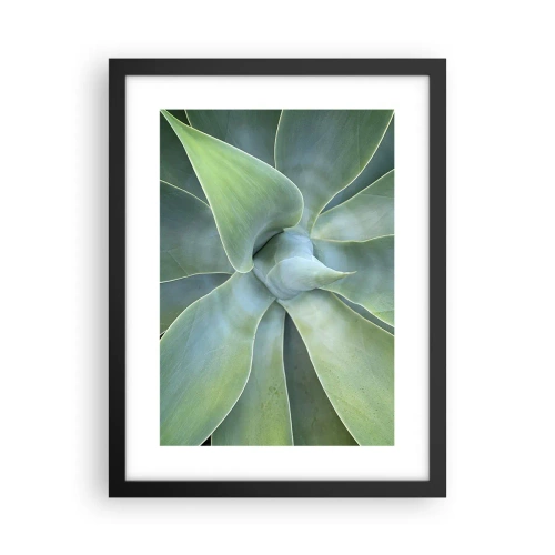 Poster în ramă neagră - Nașterea verdeții - 30x40 cm