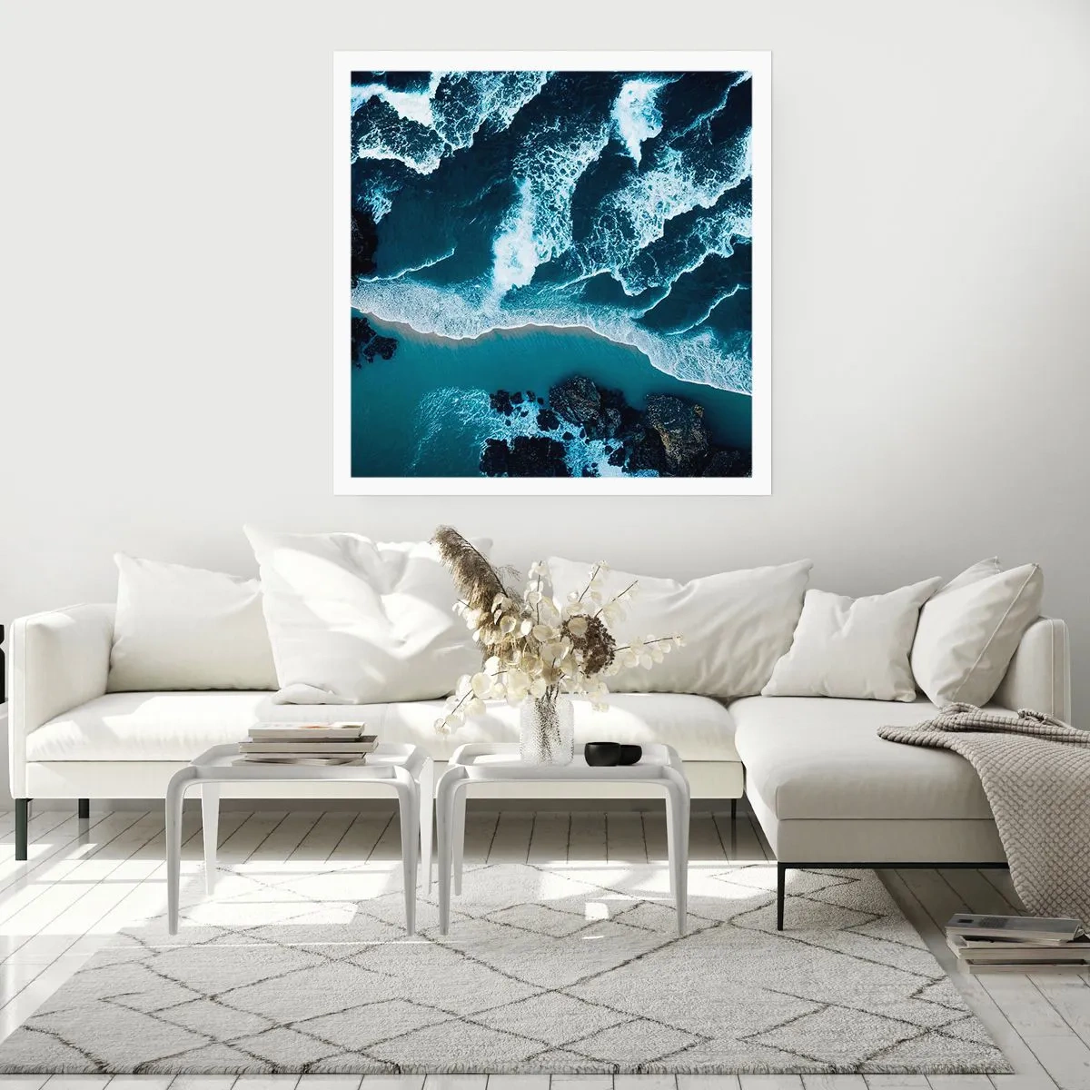 Poster - Înfășurate în valuri - 30x30 cm