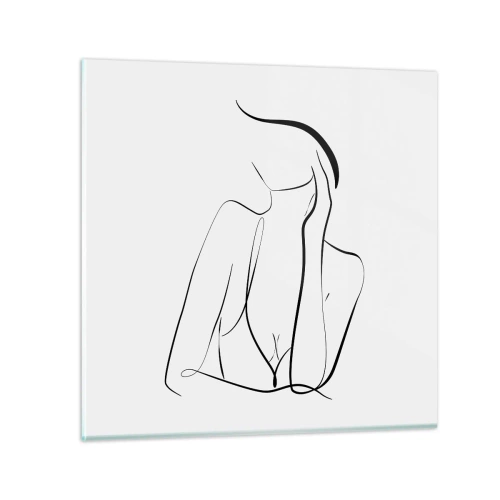 Tablou pe sticlă - Pe valul unui vis - 50x50 cm