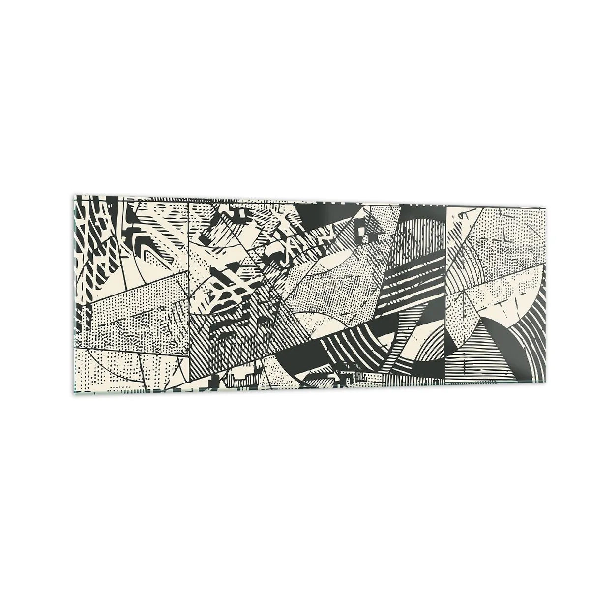 Tablou pe sticlă - Dinamica de astăzi - 140x50 cm