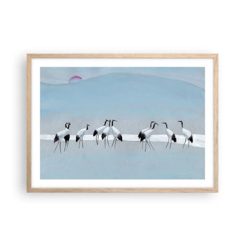 Poster în ramă de stejar deschis - După o zi fierbinte - 70x50 cm