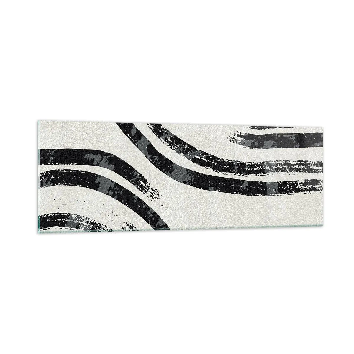 Tablou pe sticlă - Pe jumătate oprit - 90x30 cm