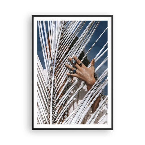 Poster în ramă neagră - Prietena șamanului? - 70x100 cm