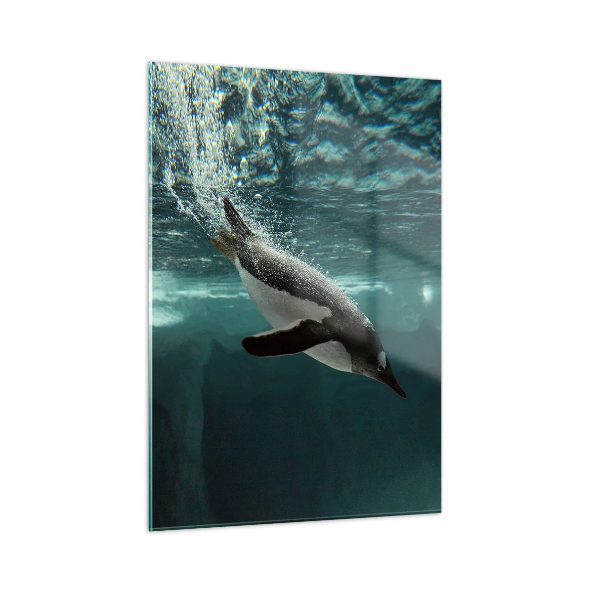 Tablou pe sticlă - Bun venit în lumea mea - 50x70 cm