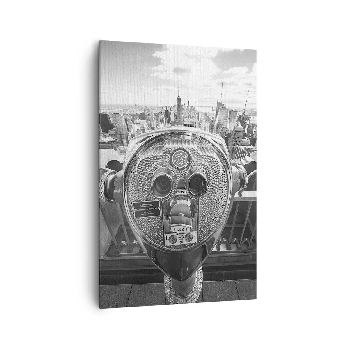 Tablou pe pânză - Orașul de deasupra orașelor - 80x120 cm