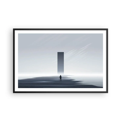 Poster în ramă neagră - Oportunitate sau amenințare? - 91x61 cm