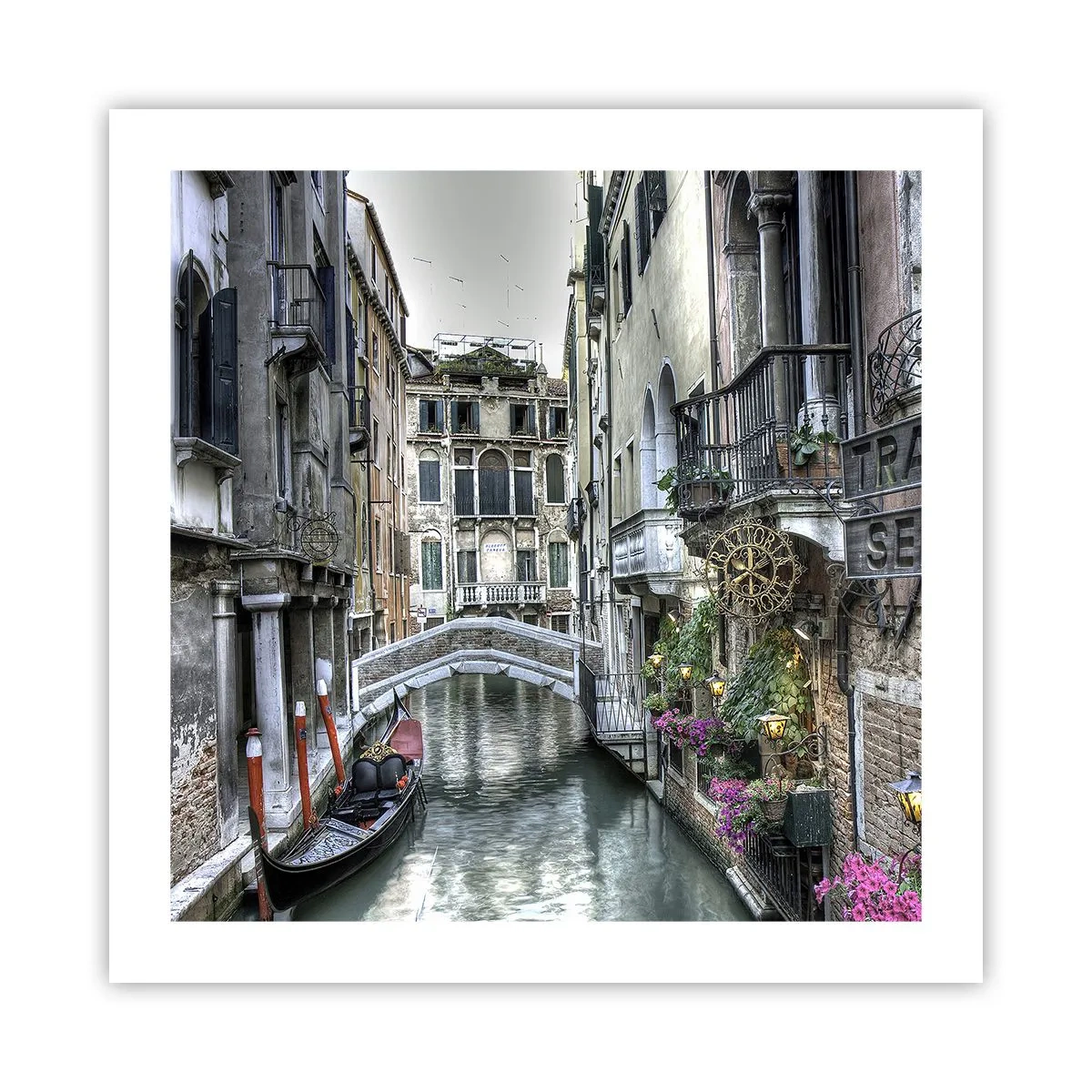 Poster - Timp de secole în reverie tăcută - 50x50 cm