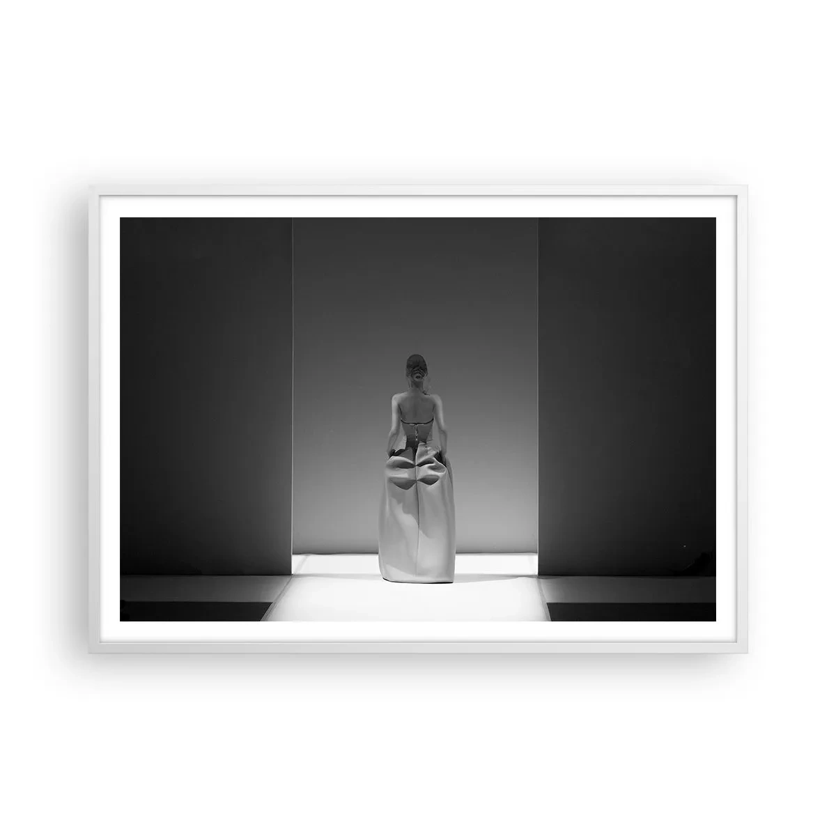 Poster în ramă albă - Simplitate sofisticată - 100x70 cm