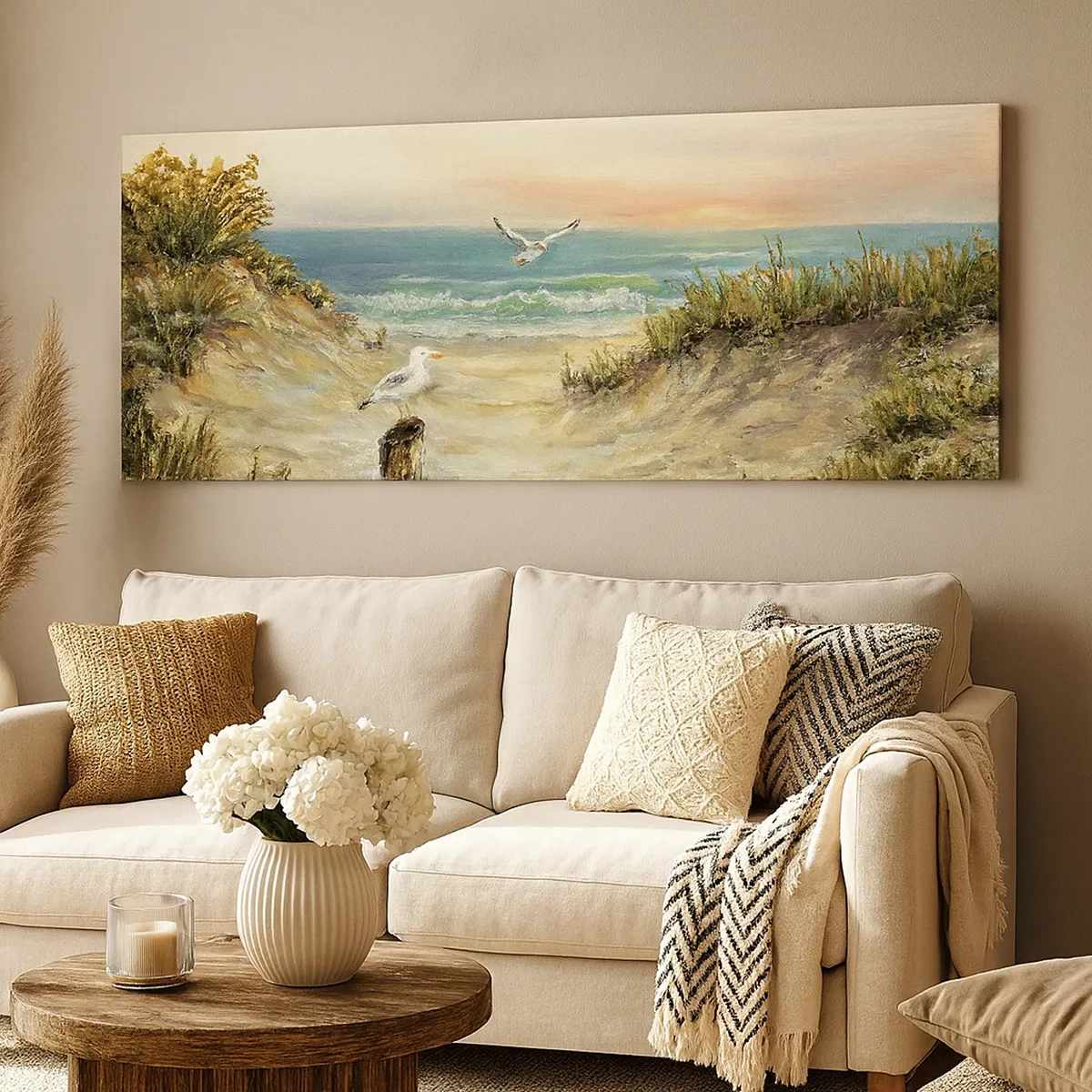 Tablou pe pânză - Retragere fără vânt - 30x30 cm