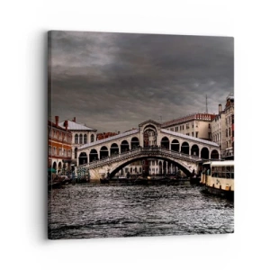 Tablou pe pânză - Promisiunea unei seri venețiene - 30x30 cm