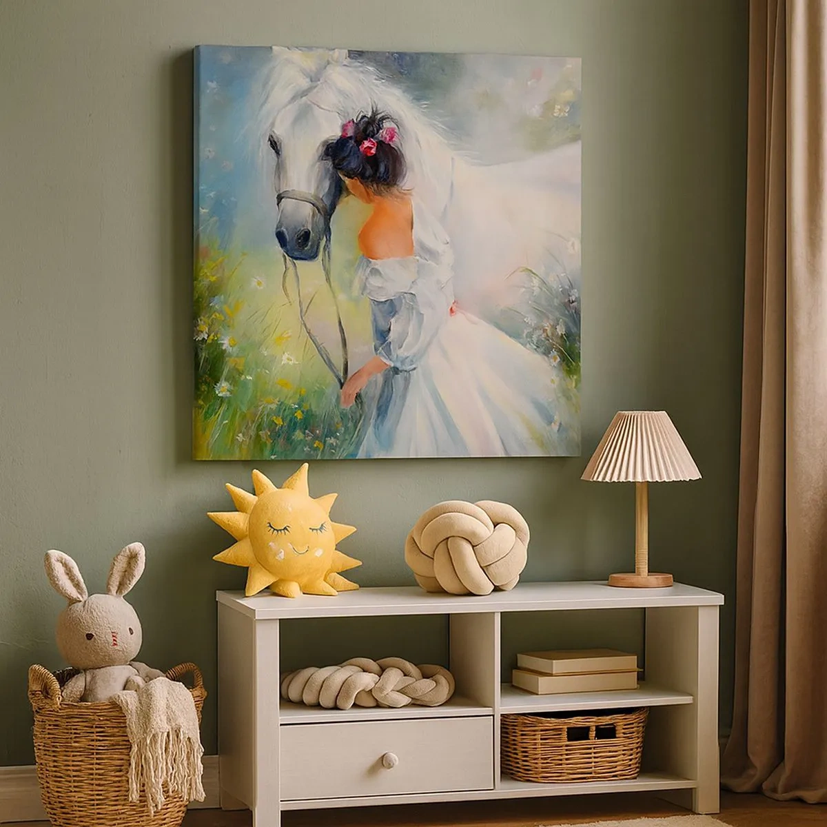 Tablou pe pânză - Ca dintr-un vis frumos - 30x30 cm