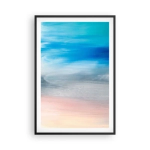 Poster în ramă neagră - Elemente: aer - 61x91 cm