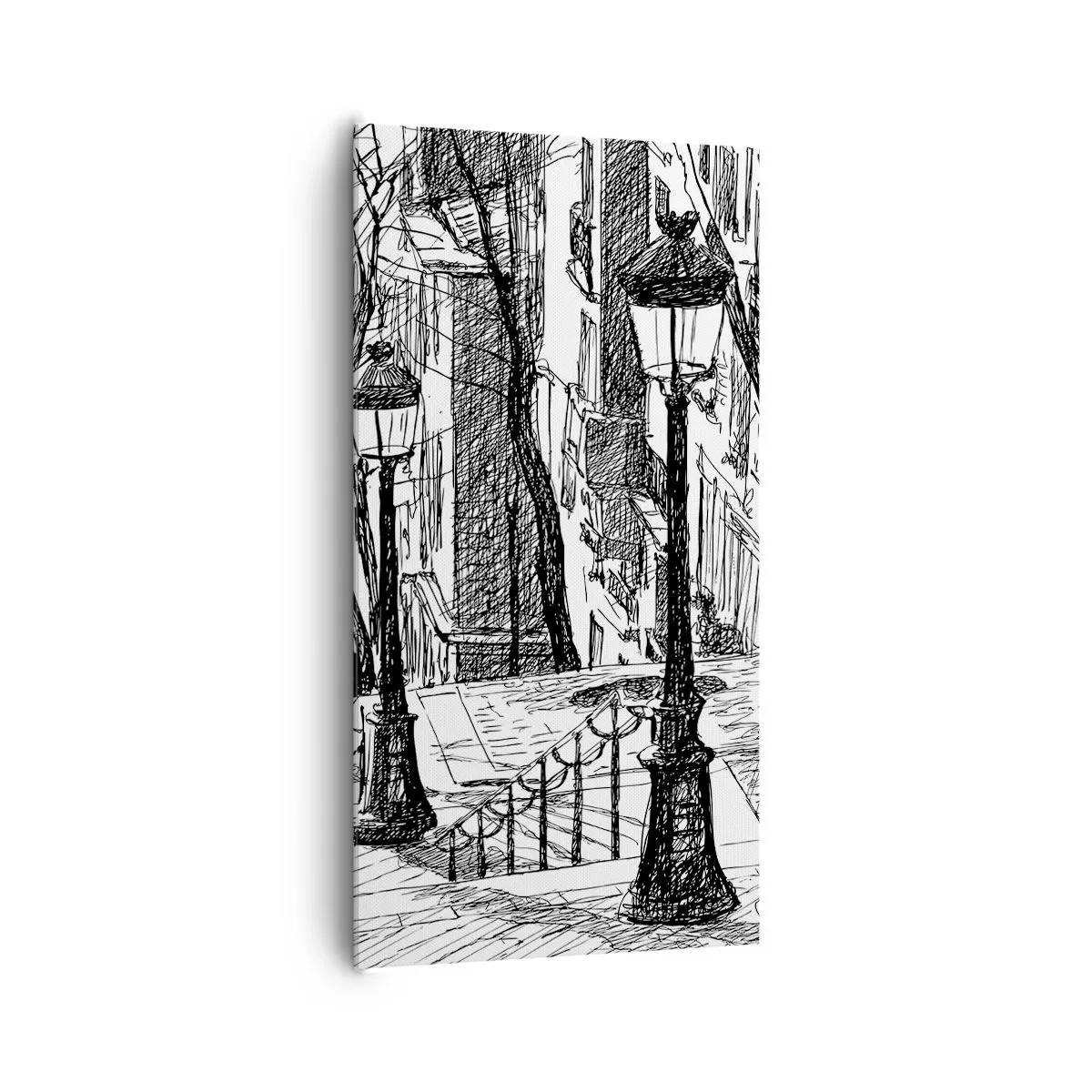 Tablou pe pânză - Poveste de dragoste sau poveste de groază? - 65x120 cm