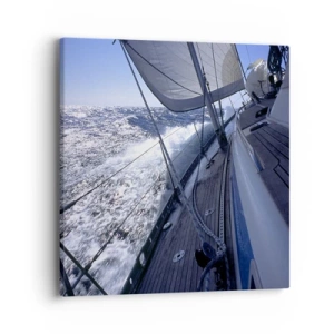 Tablou pe pânză - Știu ce înseamnă să fii o pasăre - 40x40 cm