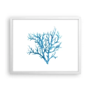 Poster în ramă albă - Filigranul marin - 50x40 cm