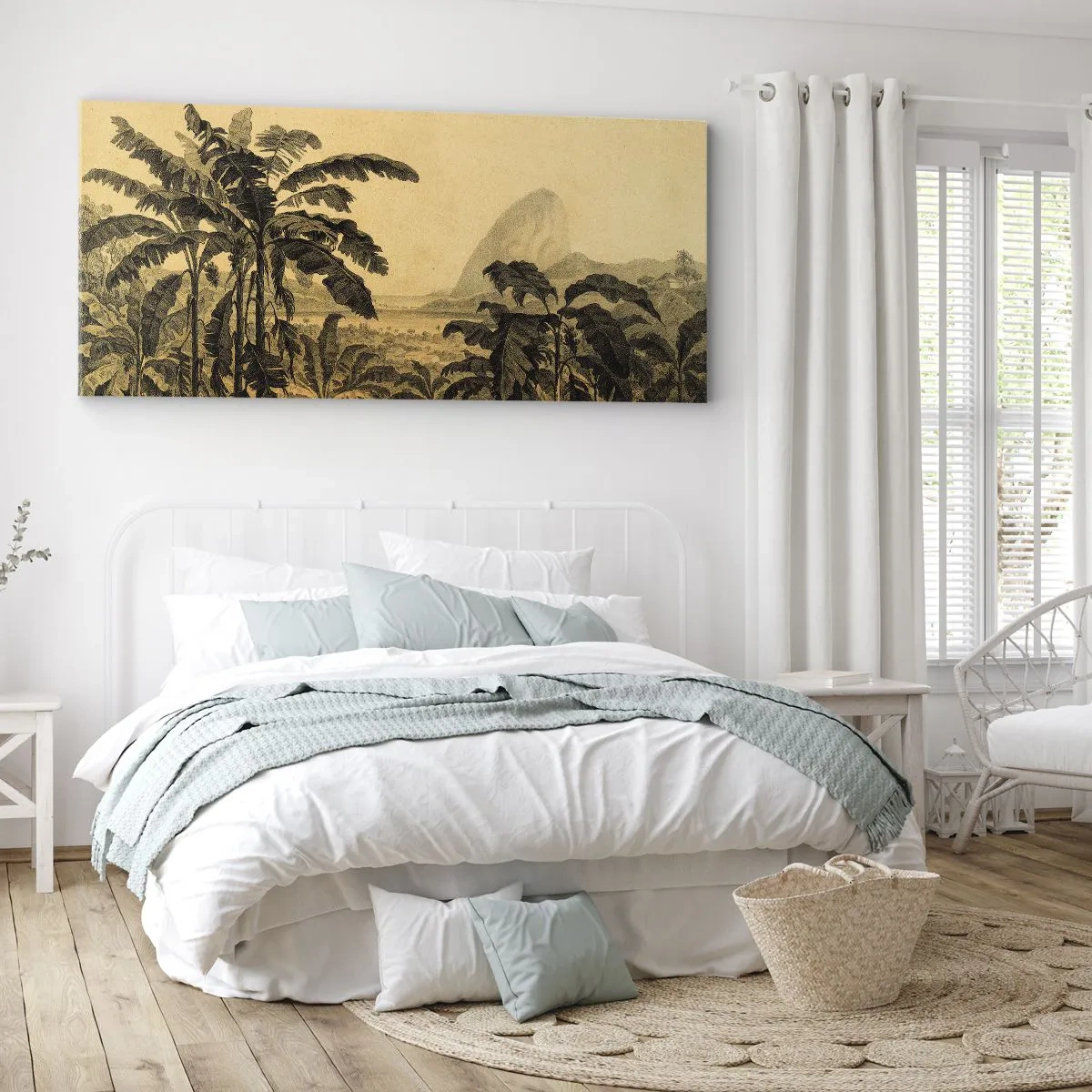 Tablou pe pânză - În stil colonial - 100x40 cm