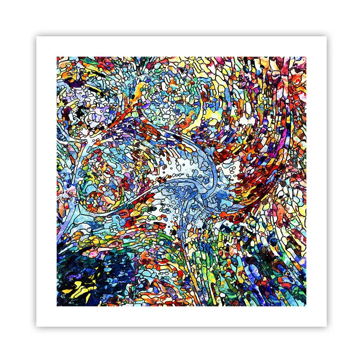 Poster - Vitraliu de picături - 50x50 cm