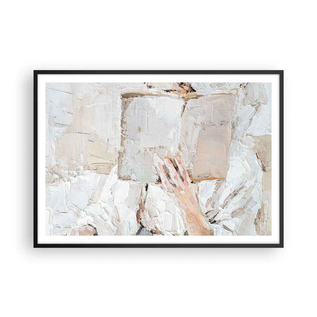 Poster în ramă neagră - Într-o altă lume - 100x70 cm