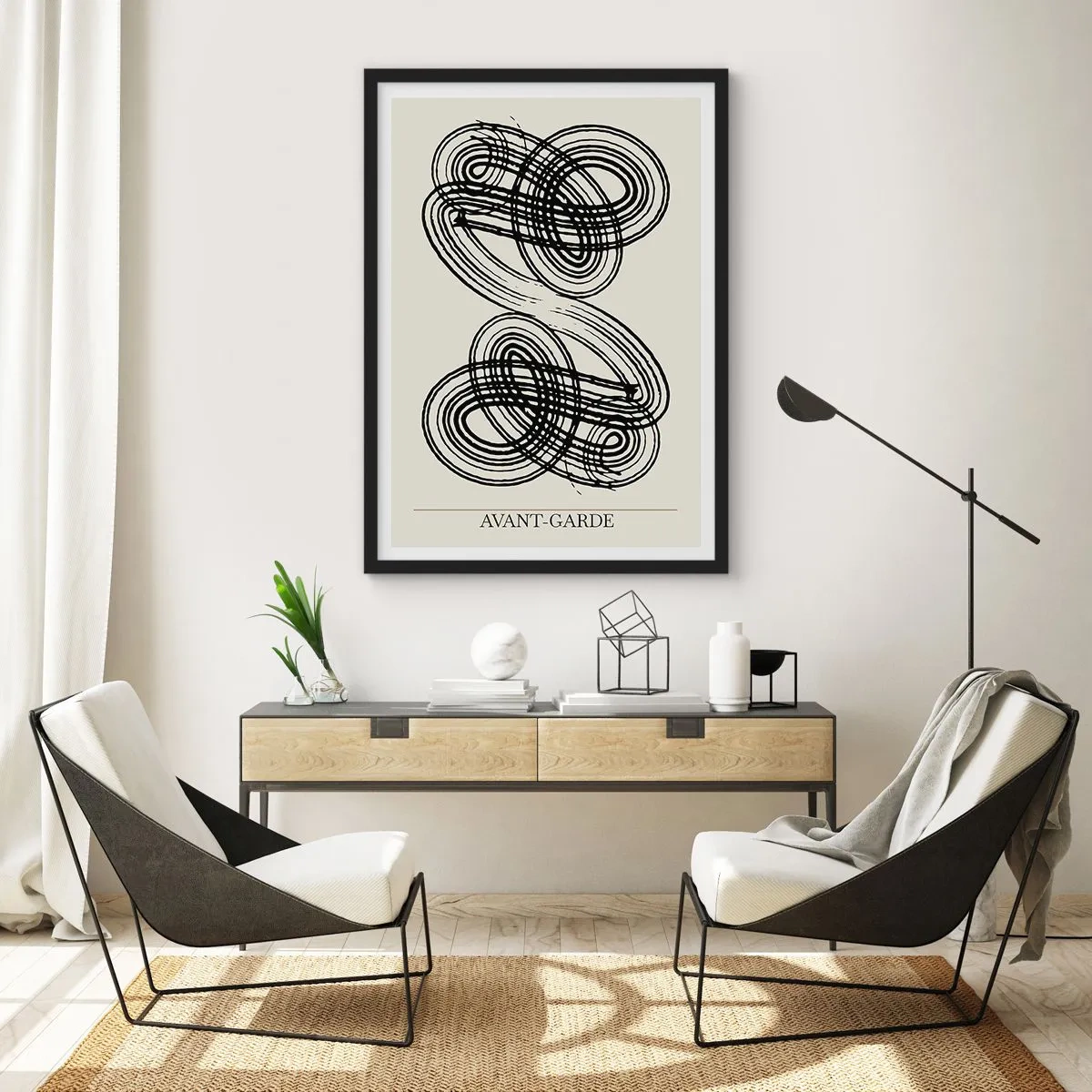 Poster în ramă neagră - A apărut spontan - 61x91 cm