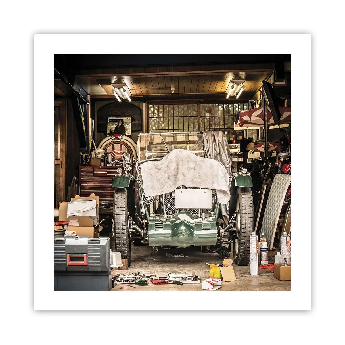 Poster - Înapoi în trecut - 50x50 cm