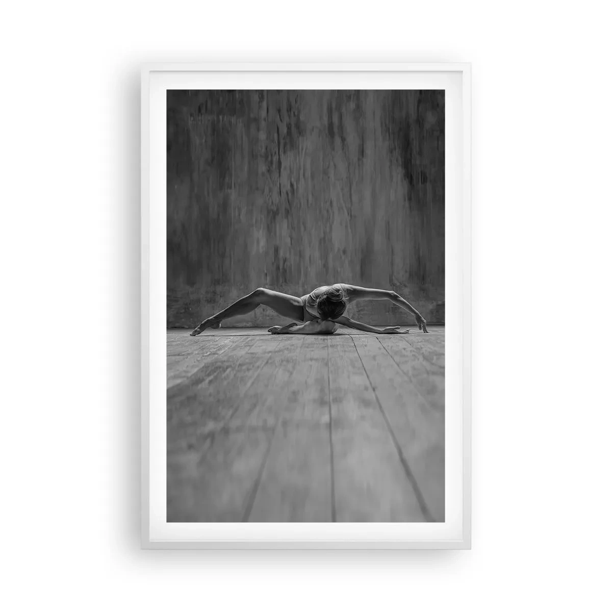 Poster în ramă albă - Simetria găsită - 61x91 cm