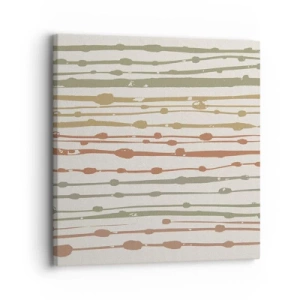 Tablou pe pânză - Notația culorilor muzicale - 30x30 cm