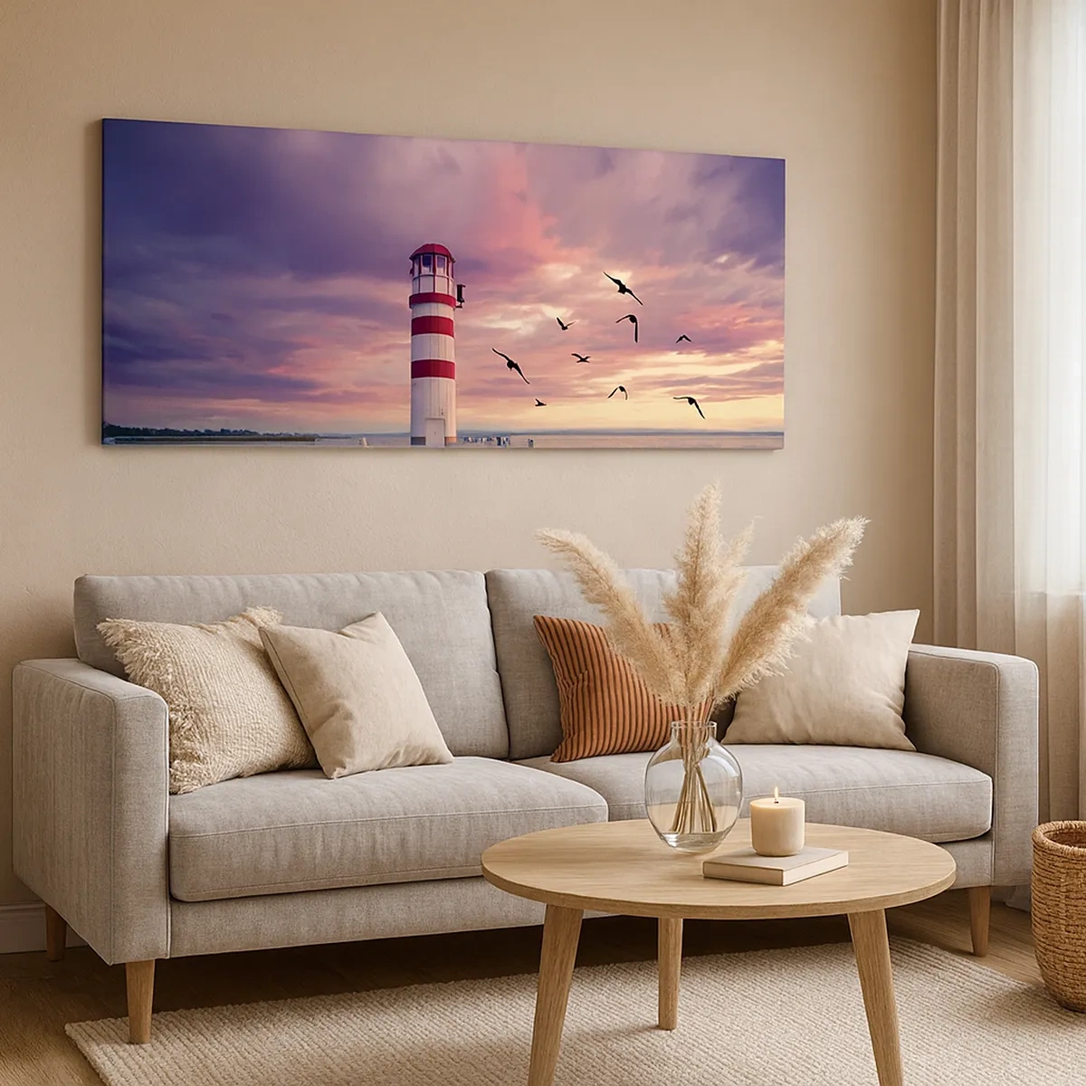 Tablou pe pânză - Să ne întoarcem în port - 30x30 cm