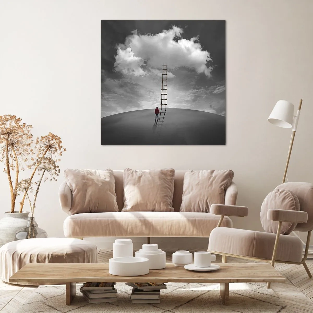 Tablou pe pânză - Orice este posibil - 60x60 cm