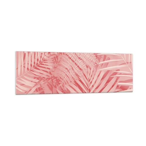 Tablou pe sticlă - Conceptul roz - 160x50 cm