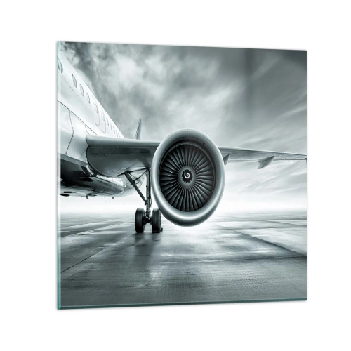 Tablou pe sticlă - Ce putere! - 70x70 cm