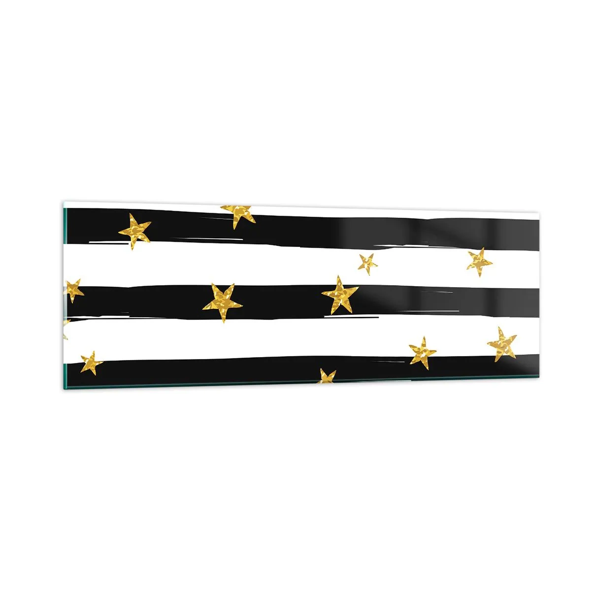 Tablou pe sticlă - Cu toții ne-am născut sub o stea norocoasă - 90x30 cm