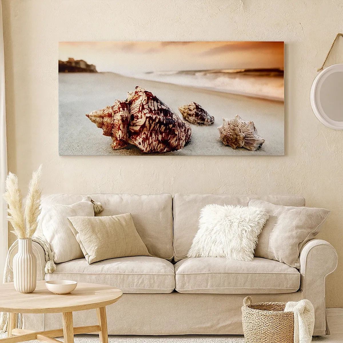 Tablou pe pânză - Exilate de valuri - 30x30 cm