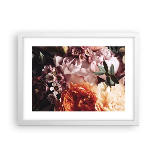 Poster în ramă albă - Înghesuite în frumusețe - 40x30 cm