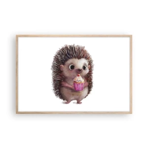 Poster în ramă de stejar deschis - Fiecare zi este o sărbătoare - 91x61 cm