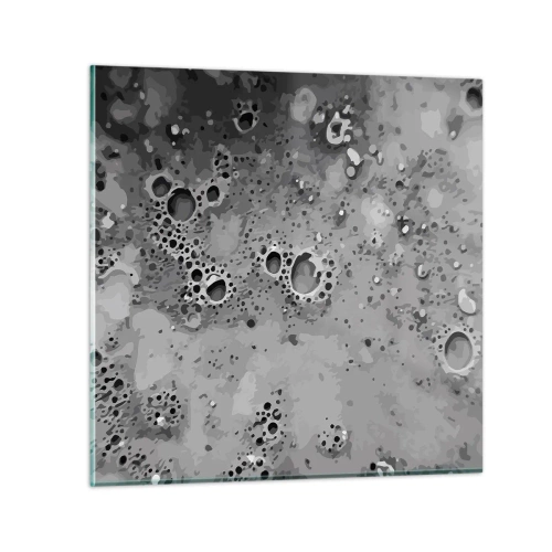 Tablou pe sticlă - Ca un peisaj lunar - 70x70 cm