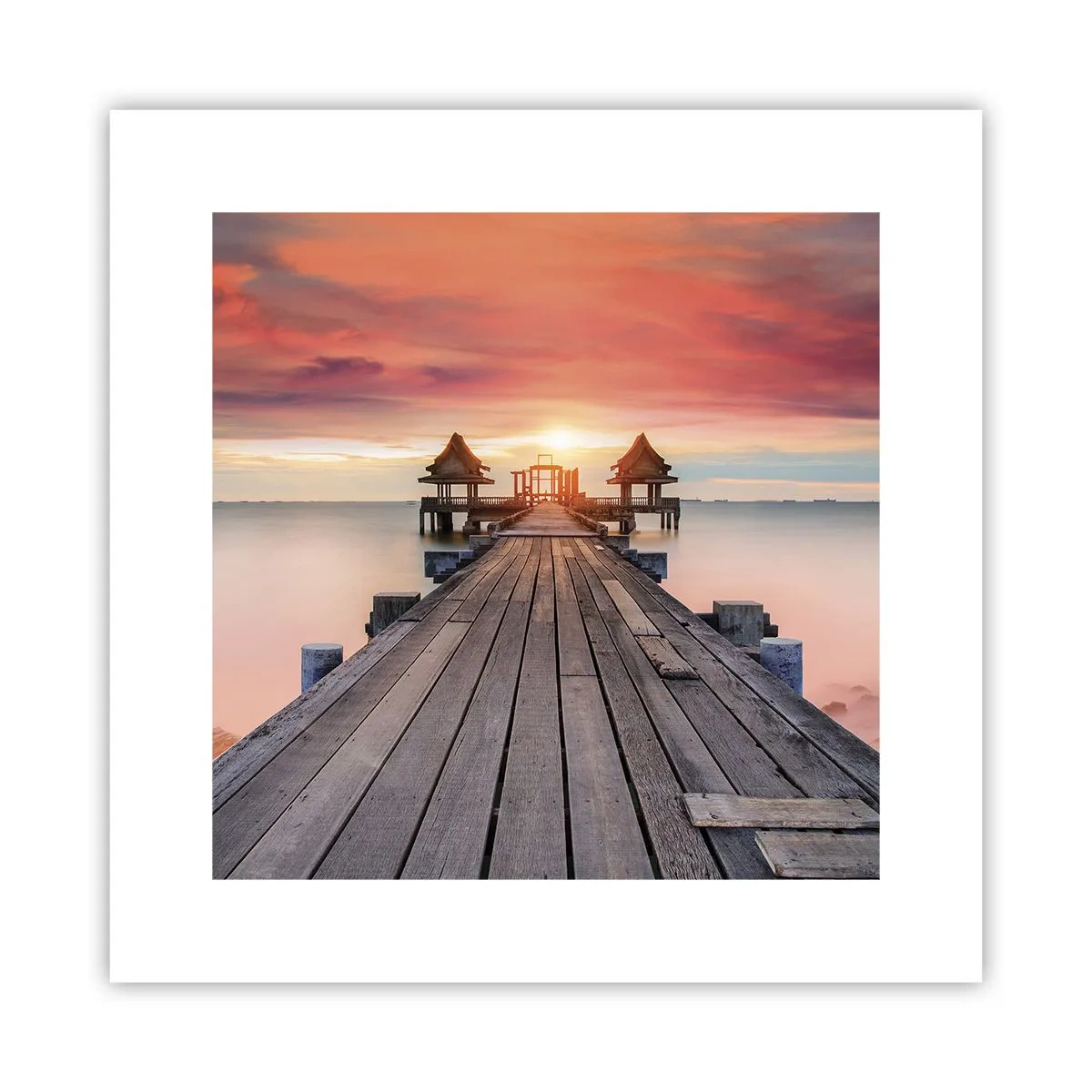 Poster - Vestul la est - 30x30 cm