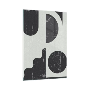 Tablou pe sticlă - Compoziție deasupra și dedesubt - 70x100 cm